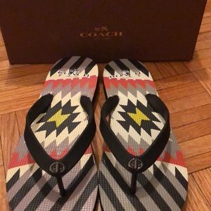 Coach Flip Flops